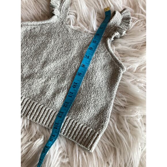 Rylee and‎ Cru Girls Sleeveless Knit Cropped Tank Top Casual Gray SZ 6 to 7years - Picture 9 of 9